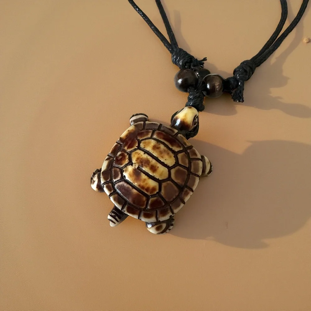 ⭐️ 5 for $25 Sea Turtle Necklace Nautical Wax Cord Unisex